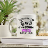 This Is What An Awesome [Your Text] Looks Like Personalised Ceramic Mug