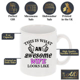 This Is What An Awesome [Your Text] Looks Like Personalised Ceramic Mug