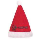 Personalised Embroidered Plush Santa Hat  - Always Looking Good -   