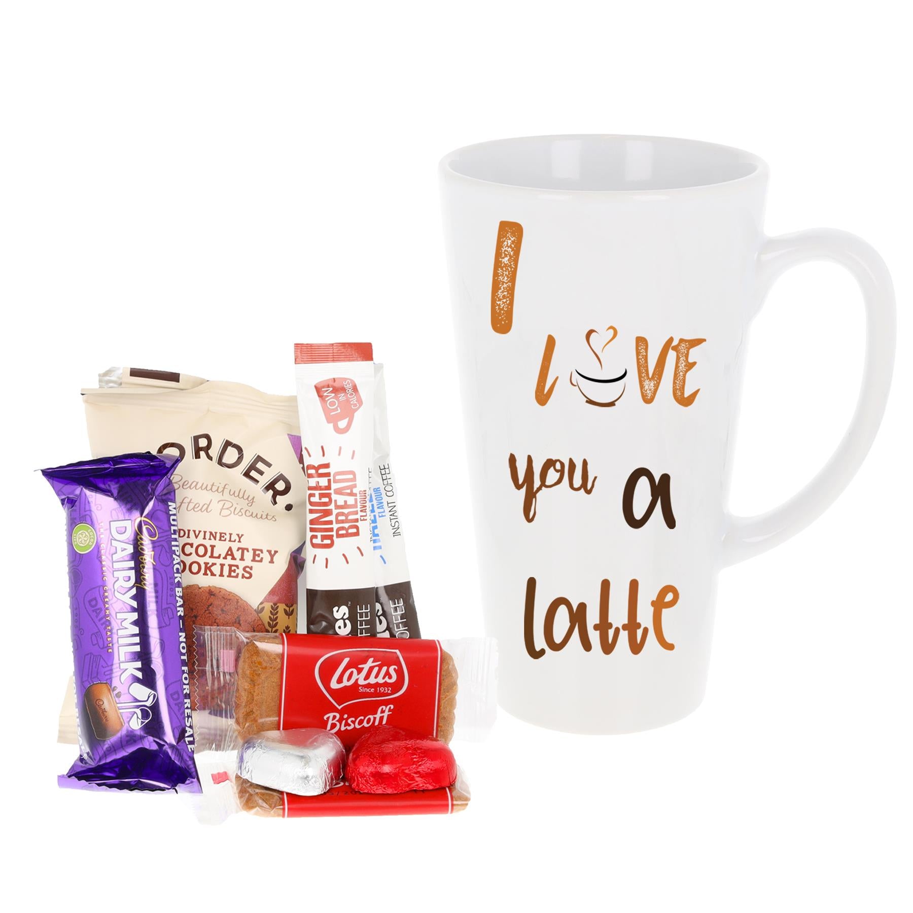 Personalised Filled Love You A Latte Tall Coffee Latte Mug  - Always Looking Good -   