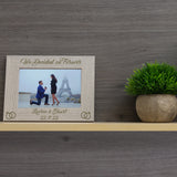 Personalised Wooden Engraved "We Decided on Forever" Engagement Picture Frame  - Always Looking Good -   