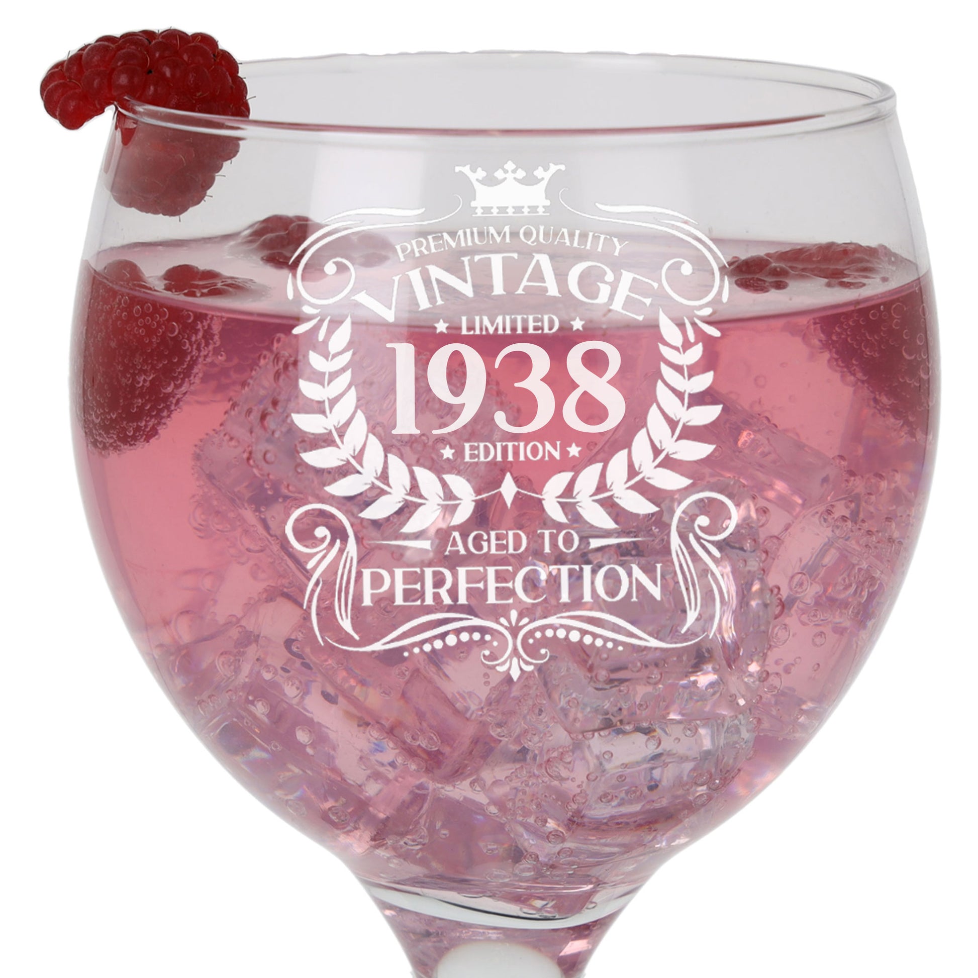 Vintage 1938 85th Birthday Engraved Gin Glass Gift  - Always Looking Good -   