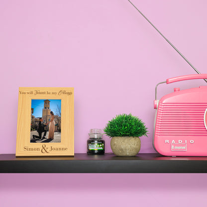 Personalised Engraved Couples Photo Frame - Endless Love Design  - Always Looking Good -   