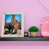 Personalised Engraved Couples Photo Frame - Name and Heart Design  - Always Looking Good -   