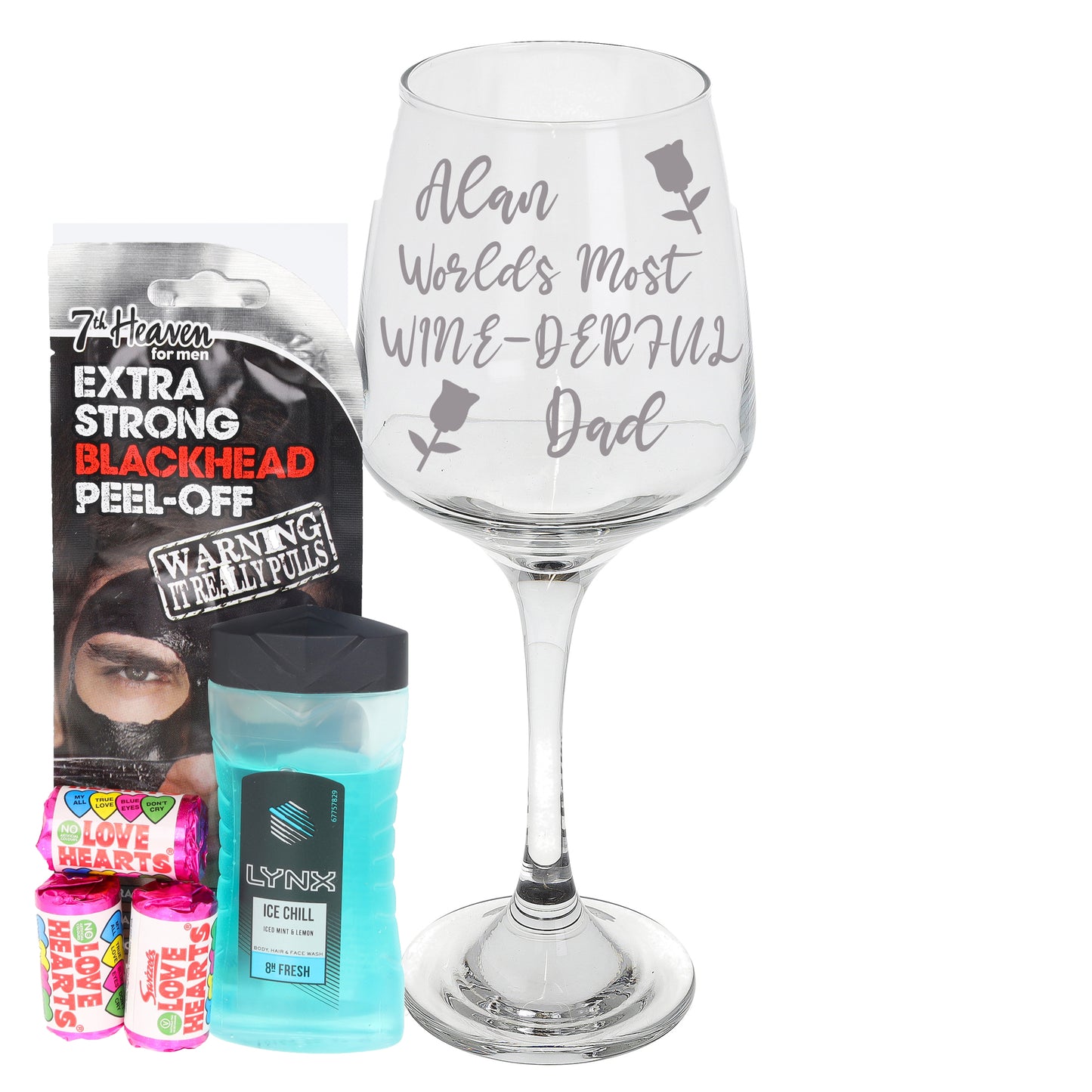 Engraved Personalised Wine-derful Wine Glass  - Always Looking Good - Small Men's Pamper  