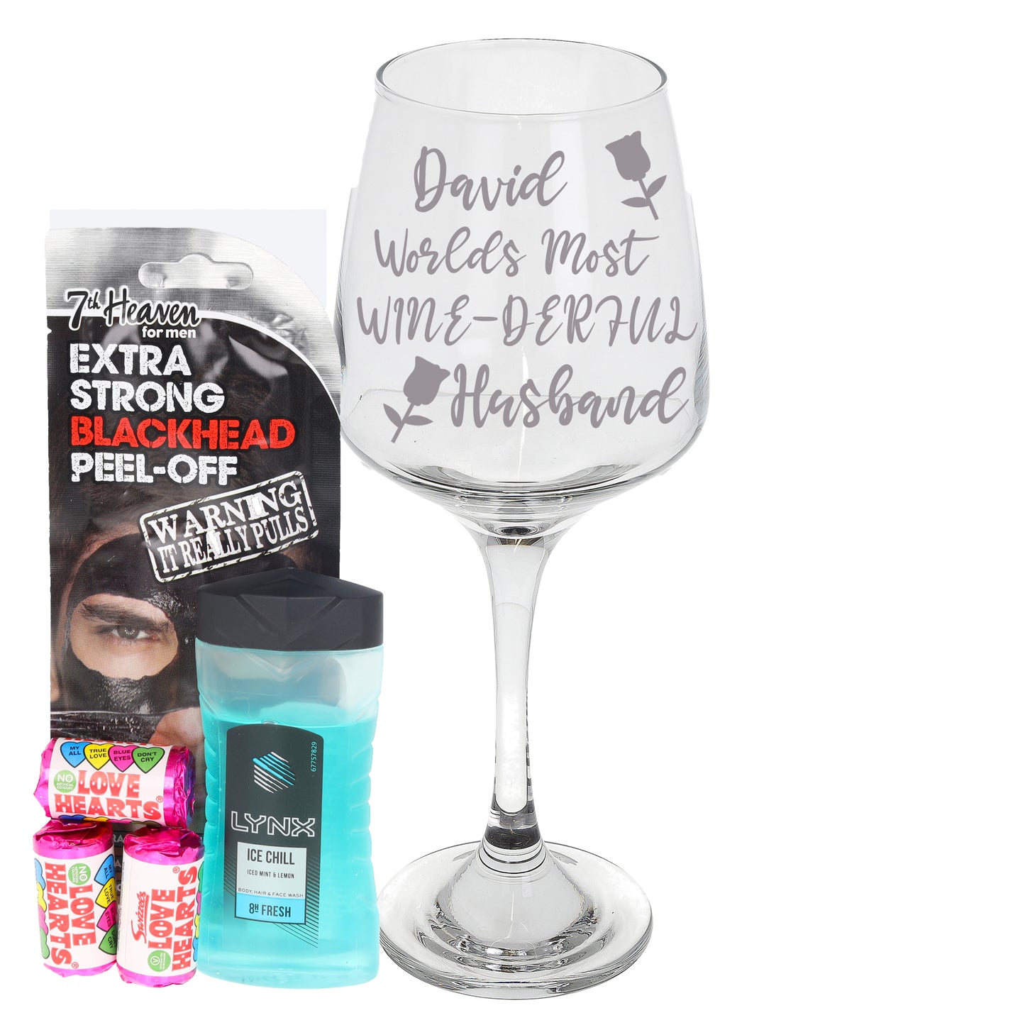 Engraved Personalised Wine-derful Wine Glass  - Always Looking Good - Large Men's Pamper  