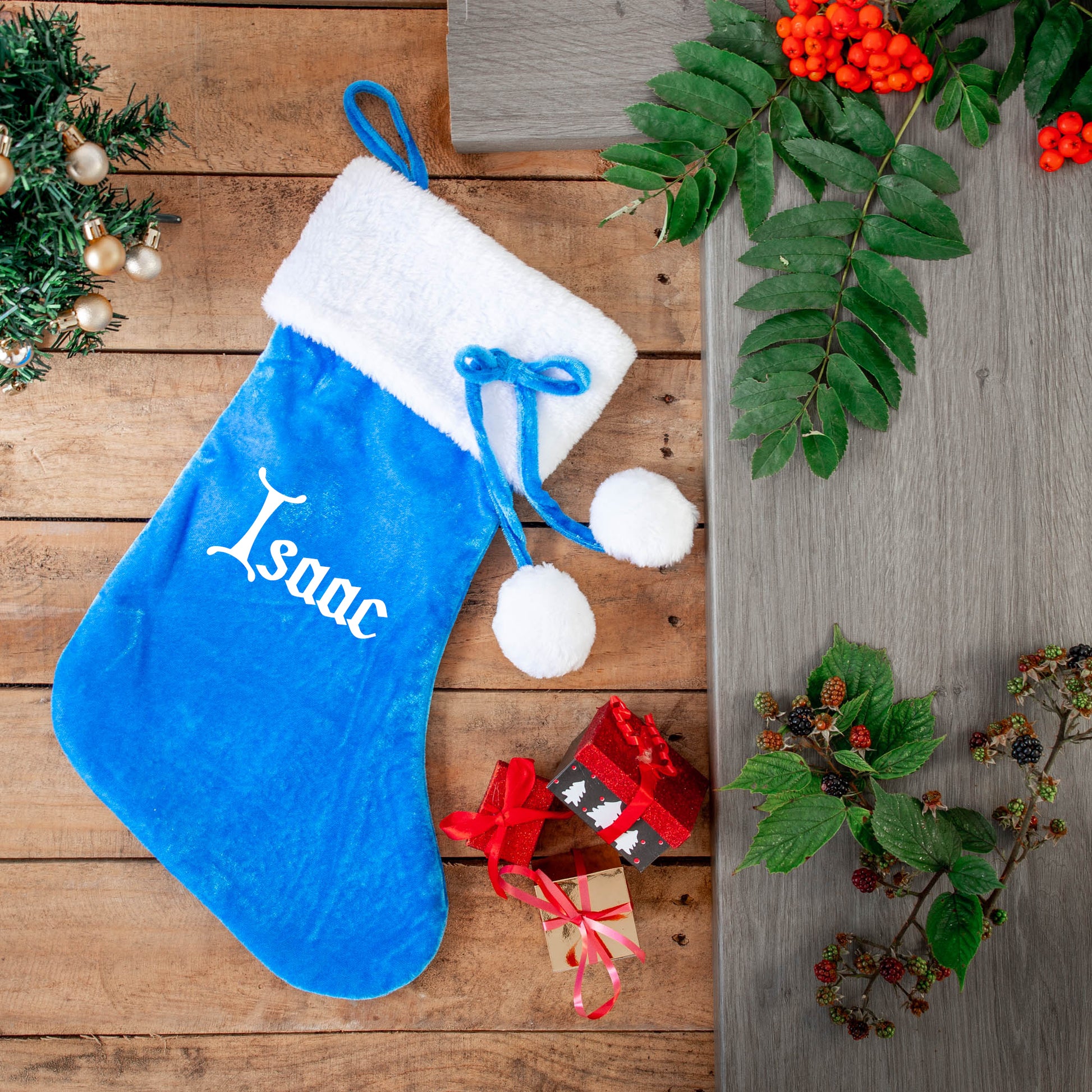 Vinyl Christmas  Stocking Personalised with name & Filled Ready to gift  - Always Looking Good -   