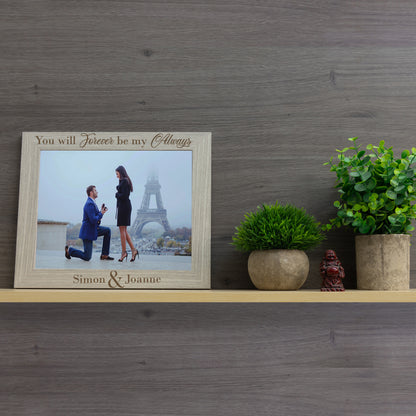 Personalised Engraved Couples Photo Frame - Endless Love Design  - Always Looking Good -   