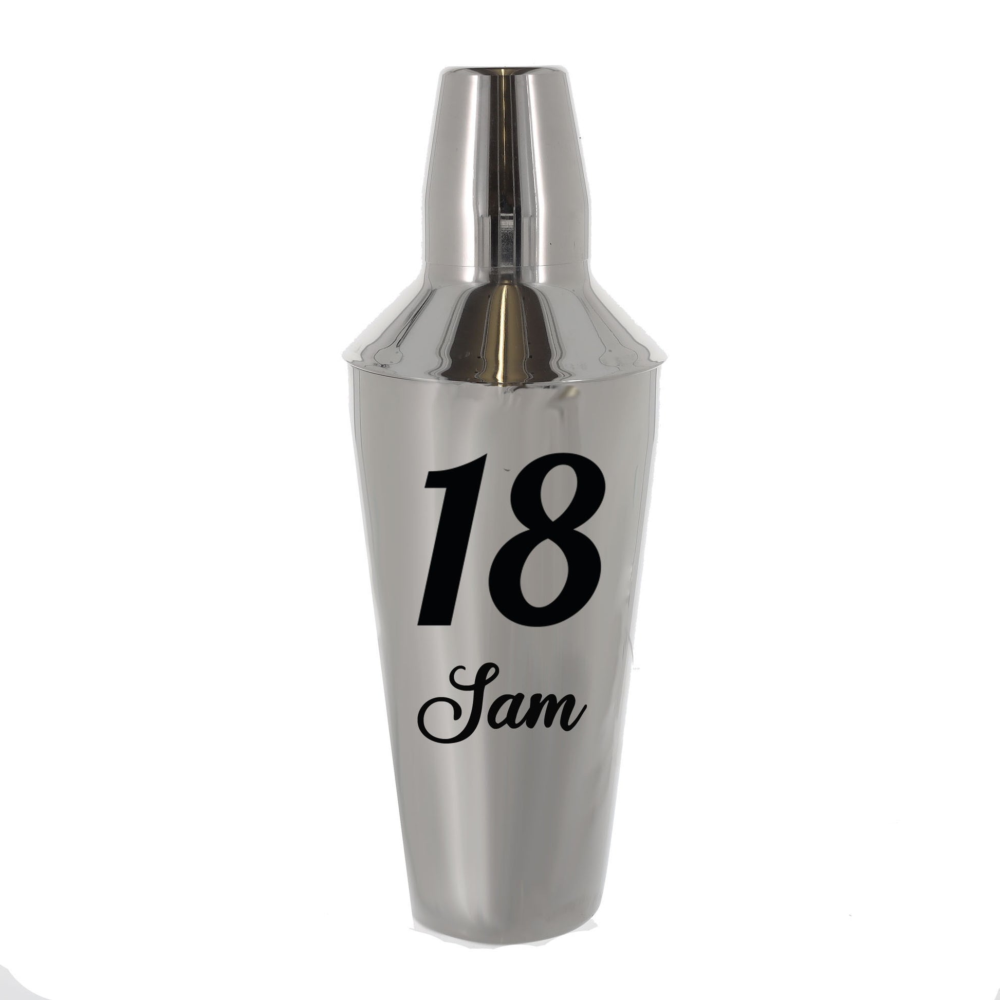 Personalised 18th Birthday Cocktail Shaker & Pina Colada Glass Gift Set  - Always Looking Good -   