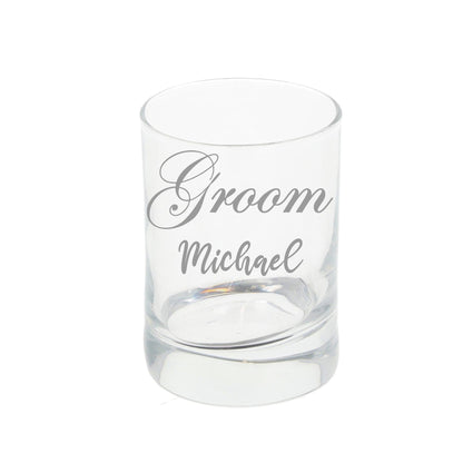 Personalised Engraved Bride & Groom Shot Glass Set  - Always Looking Good -   