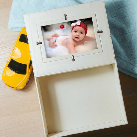 Personalised Memory Box For Baby With Photo Frame 
- Always Looking Good -   