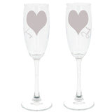 Set of 2 Personalised Engraved Engagement Wedding Couples Champagne Flutes  - Always Looking Good -   