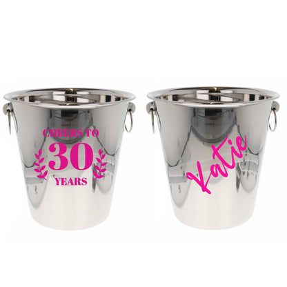 Personalised 30th Birthday Ice Bucket Gift with Name  - Always Looking Good -   