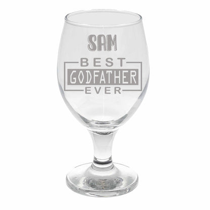 Godfather Gift - Engraved Beer Glass Gift - Always Looking Good -   