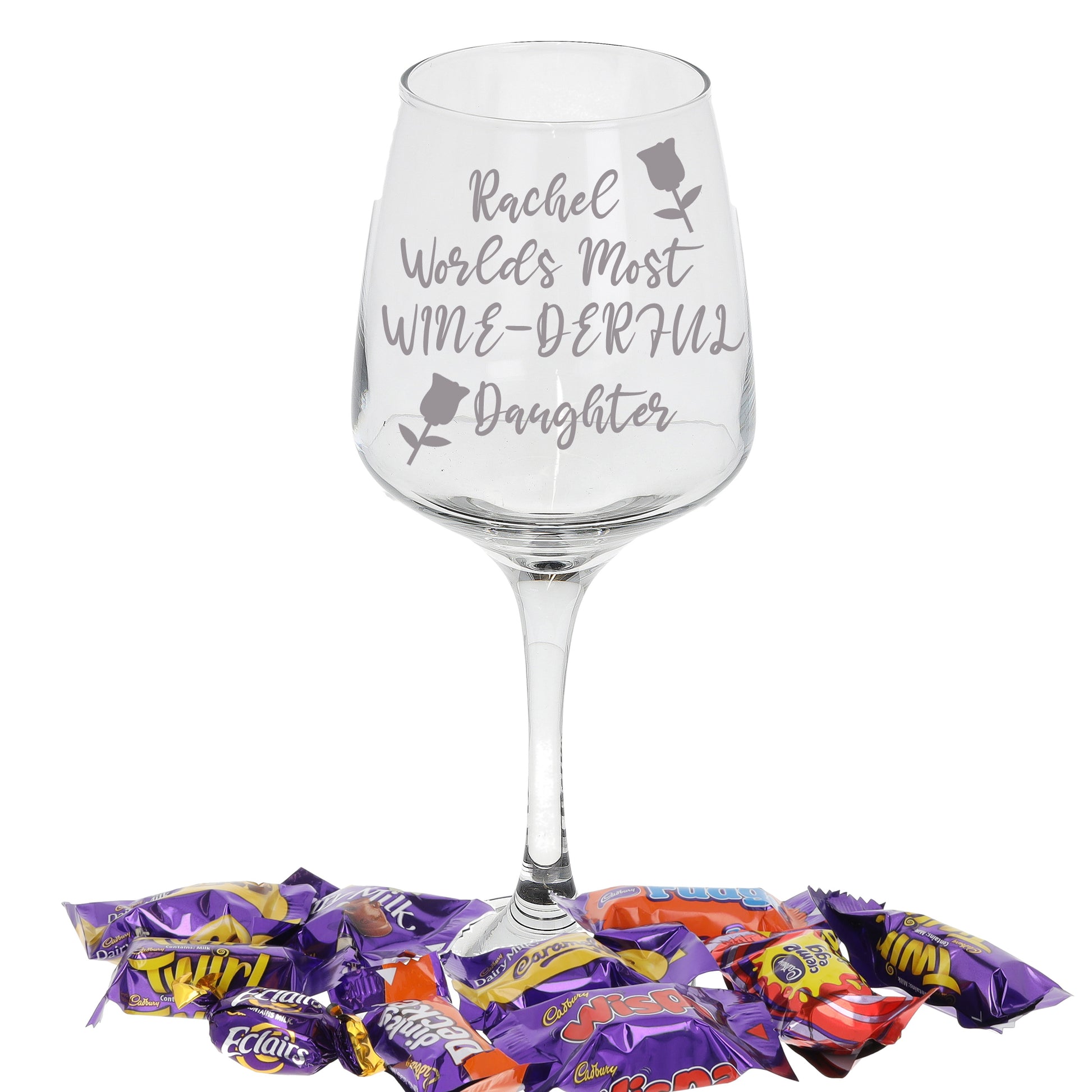 Engraved Personalised Wine-derful Wine Glass  - Always Looking Good - Large Glass Hero's  