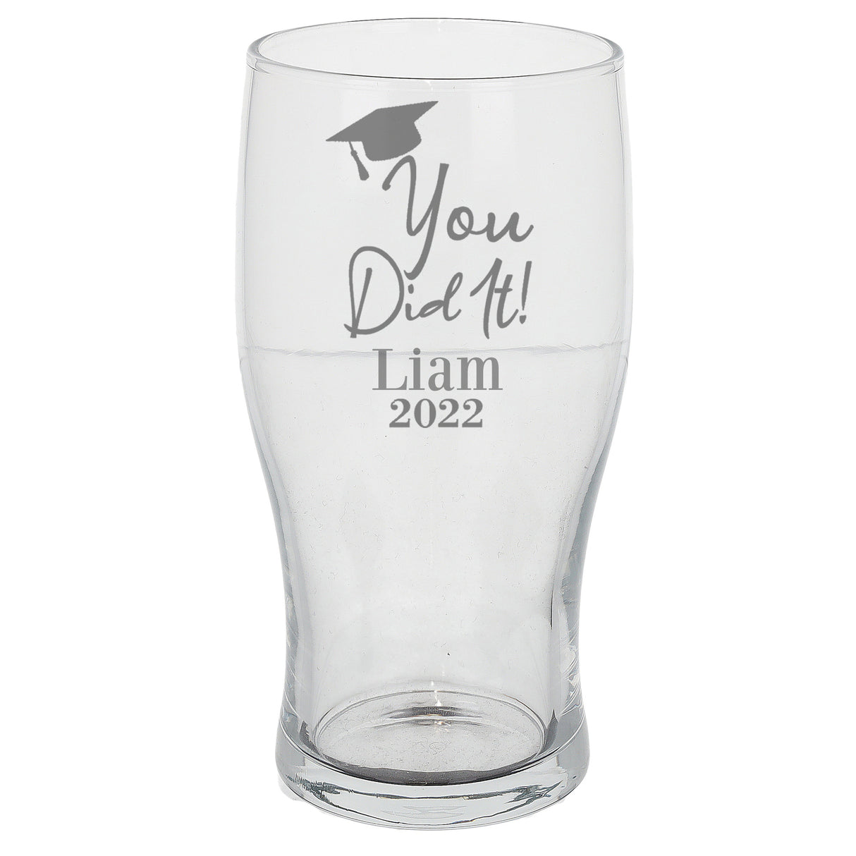 Personalised Engraved Graduation Pint Glass  - Always Looking Good -   