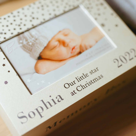Personalised Memory Box For Baby With Photo Frame 
- Always Looking Good -   