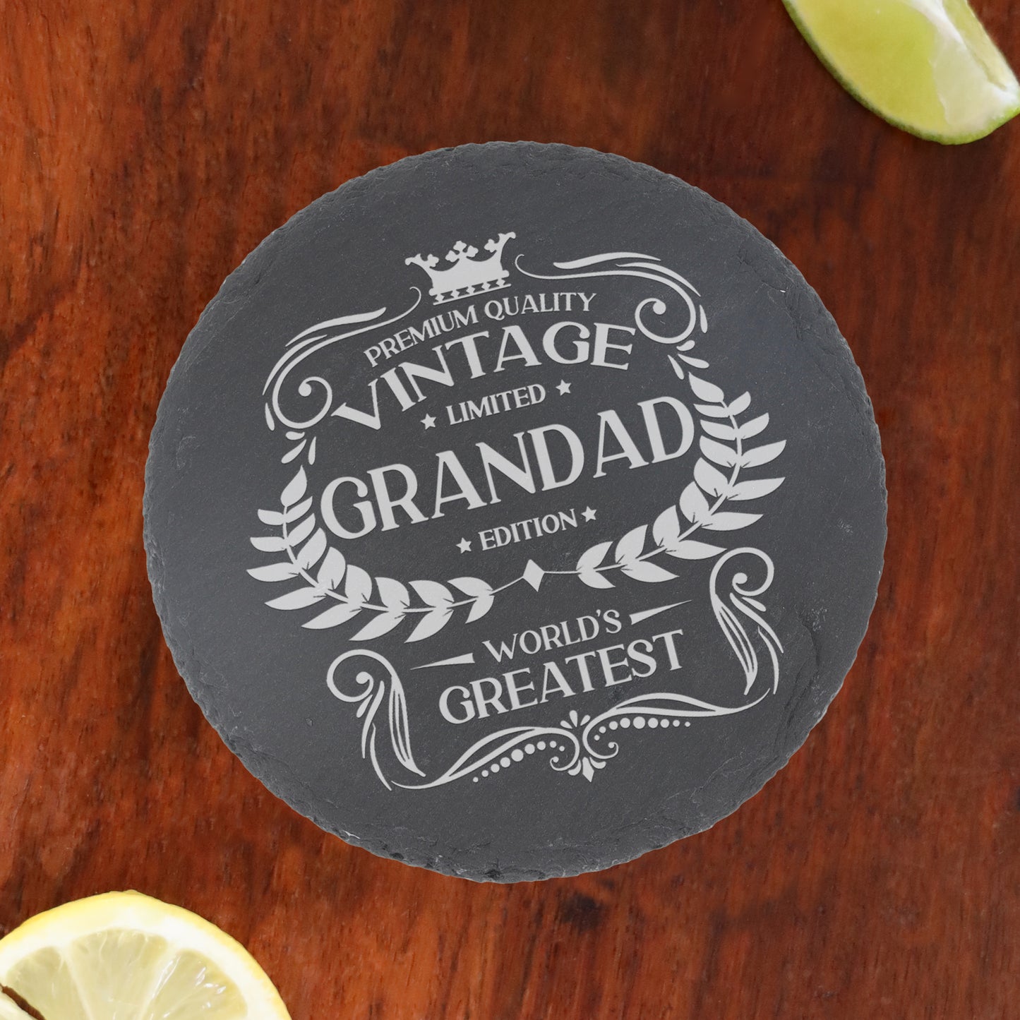 Vintage World's Greatest Grandad Engraved Whisky Glass  - Always Looking Good -   