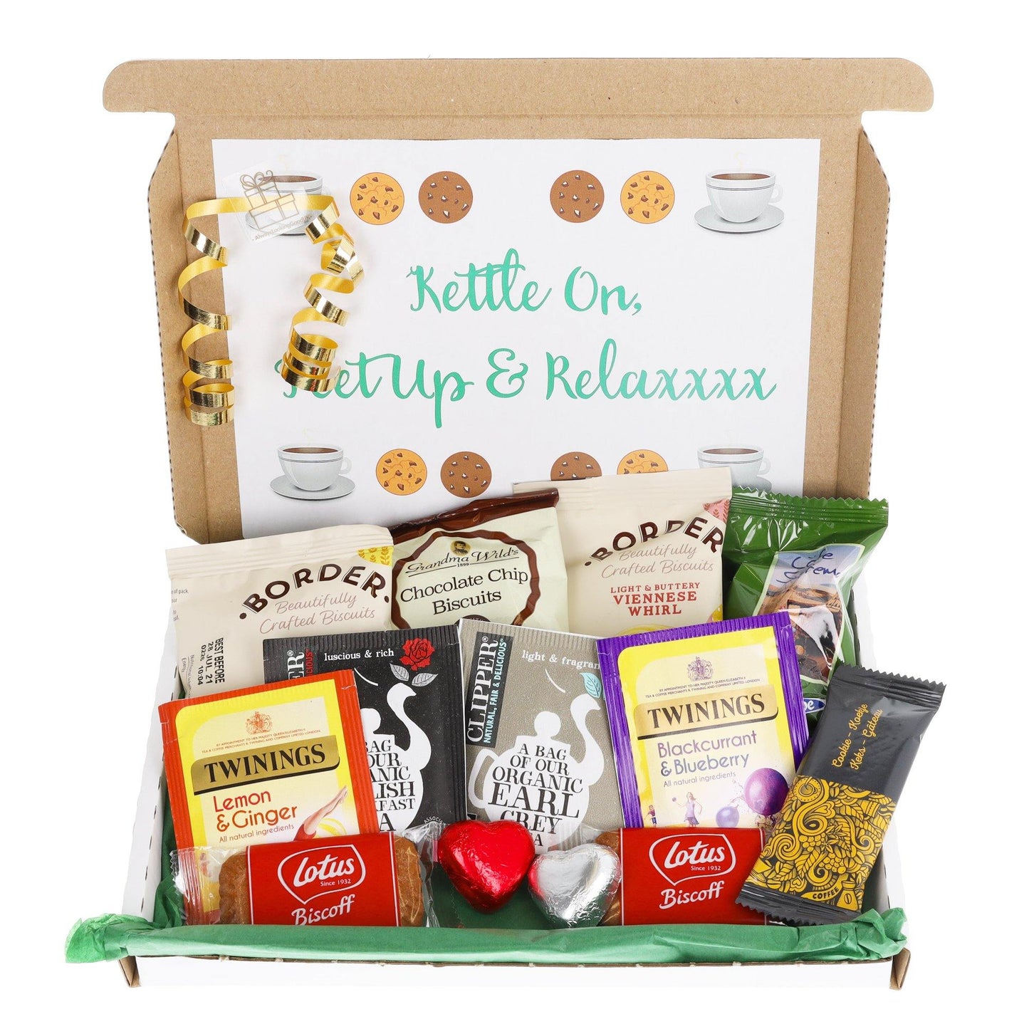 Tea and Biscuit Lover Letterbox Gift Box  - Always Looking Good -   