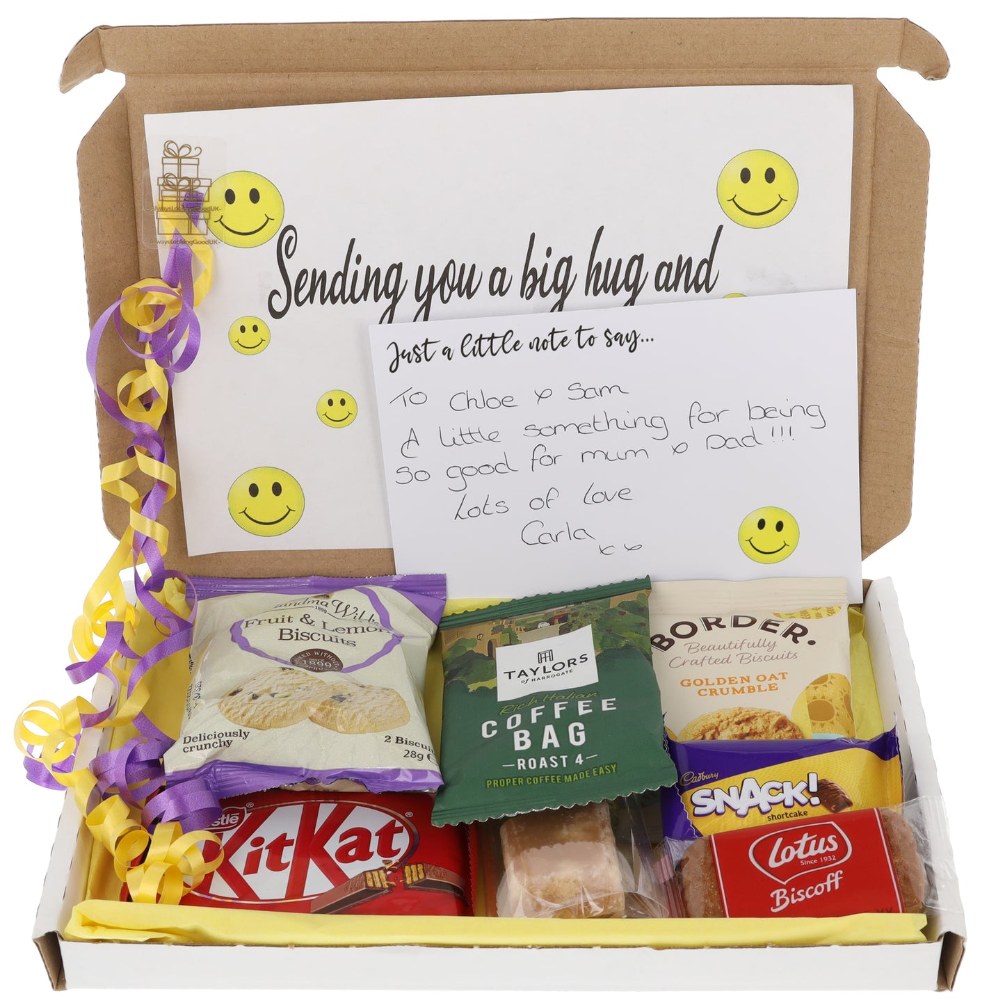 Afternoon Coffee & Biscuit Hamper Letterbox Gift Box  - Always Looking Good -   