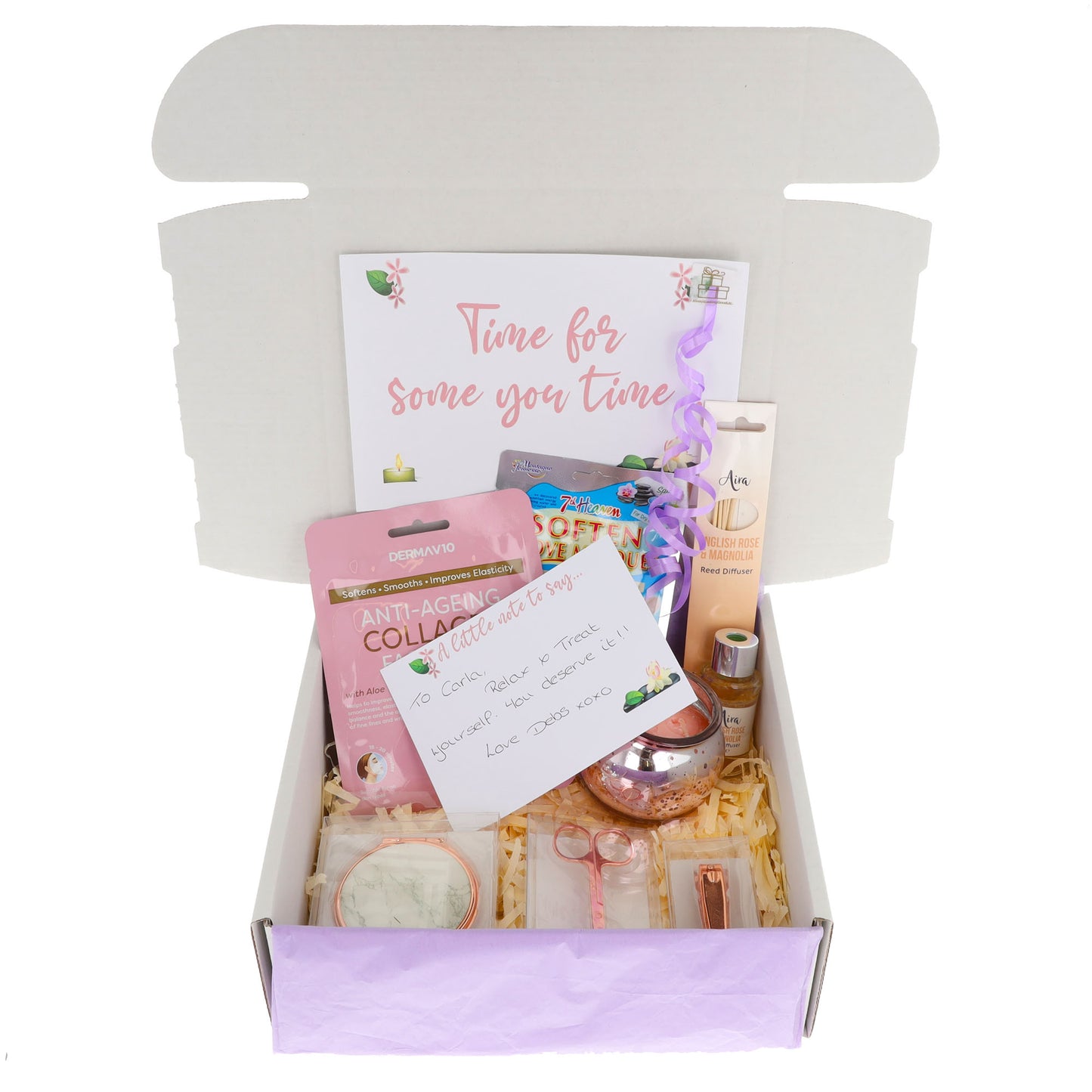 Personalised Spa at Home Hamper Pamper Gift Box  - Always Looking Good -   