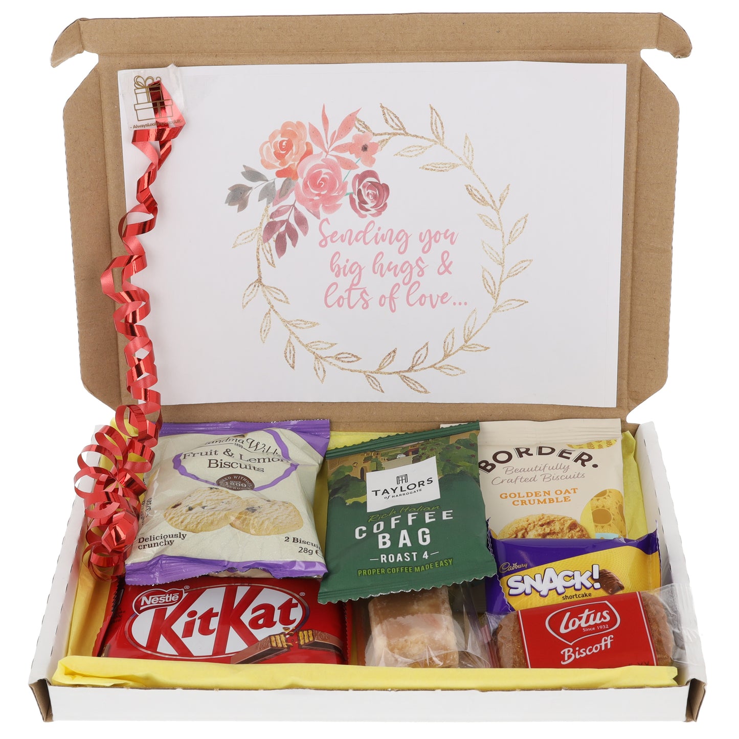 Afternoon Coffee & Biscuit Hamper Letterbox Gift Box  - Always Looking Good -   