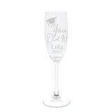 Gift For Graduates - Personalised Graduation Champagne Flute Glass
- Always Looking Good -   