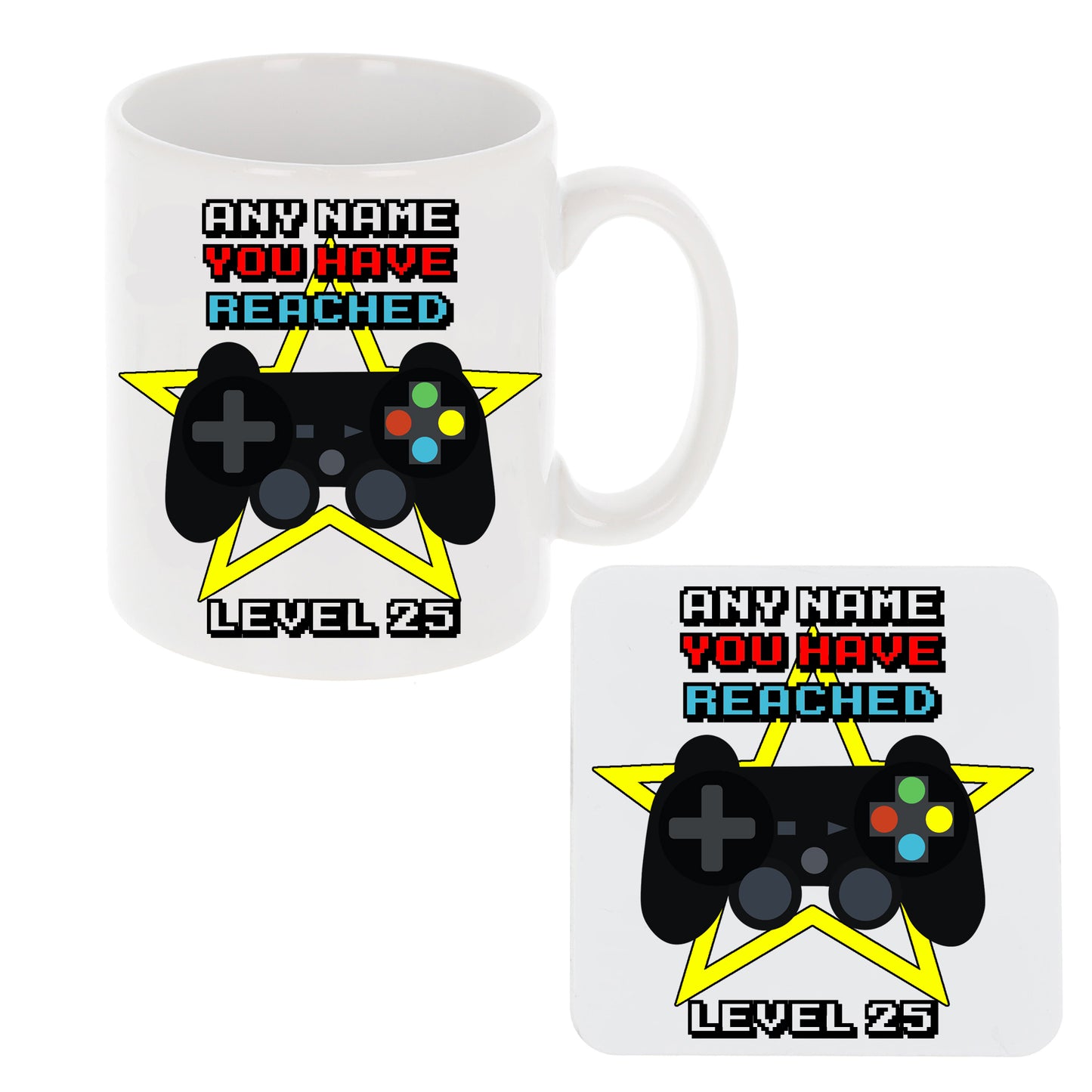 Personalised Gamer Birthday Mug Gift Set  - Always Looking Good -   