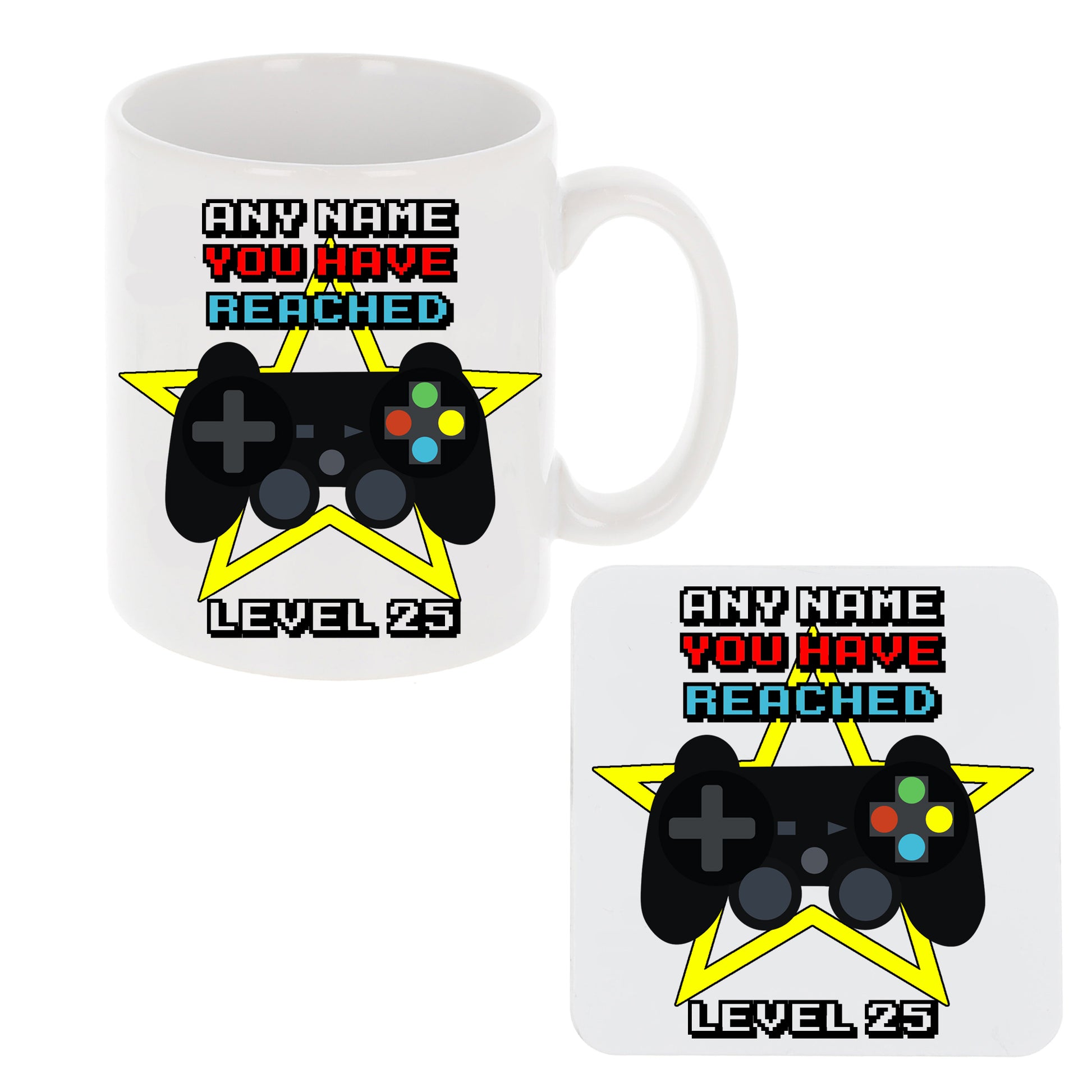 Personalised Gamer Birthday Mug Gift Set  - Always Looking Good -   