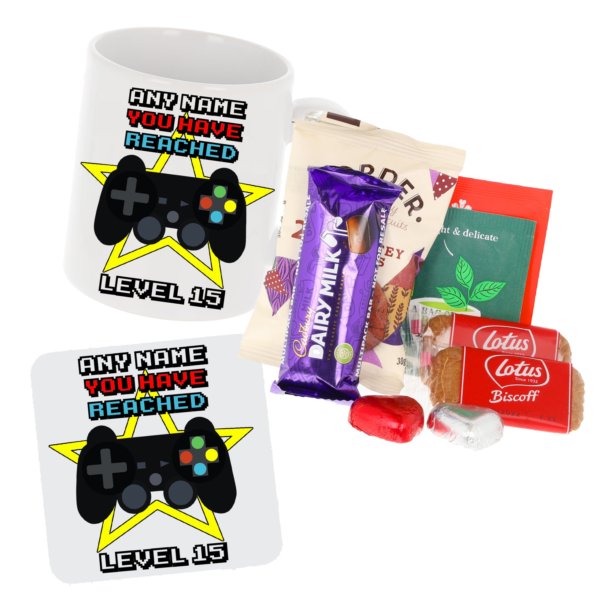 Personalised Gamer Birthday Mug Gift Set  - Always Looking Good -   