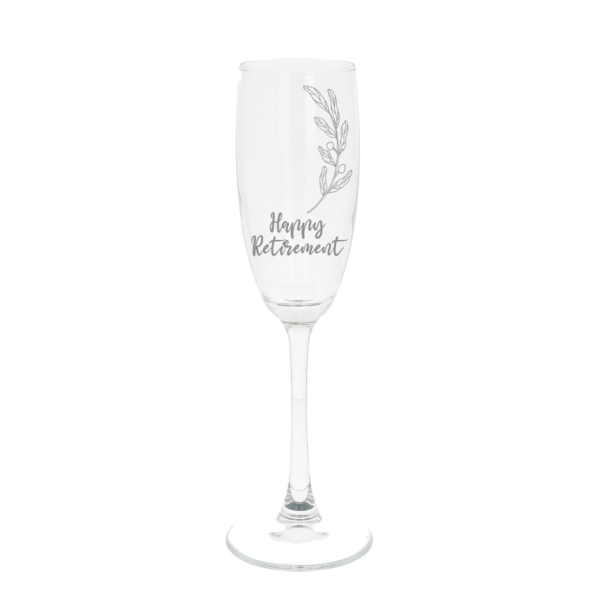 Personalised Champagne Glass For Retirement Gift - Always Looking Good -   