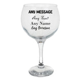 Create Your Own Personalised Engraved Gin Balloon Glass  - Always Looking Good -   