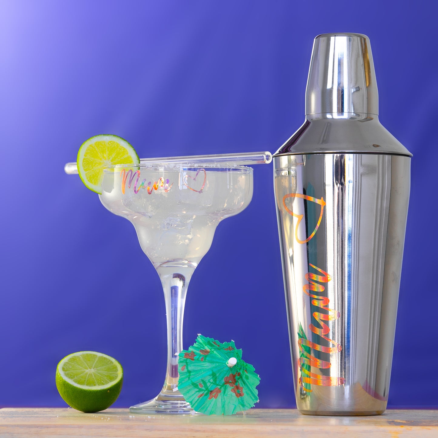 Personalised Margarita Cocktail Shaker Set with Glass Gift Set  - Always Looking Good -   