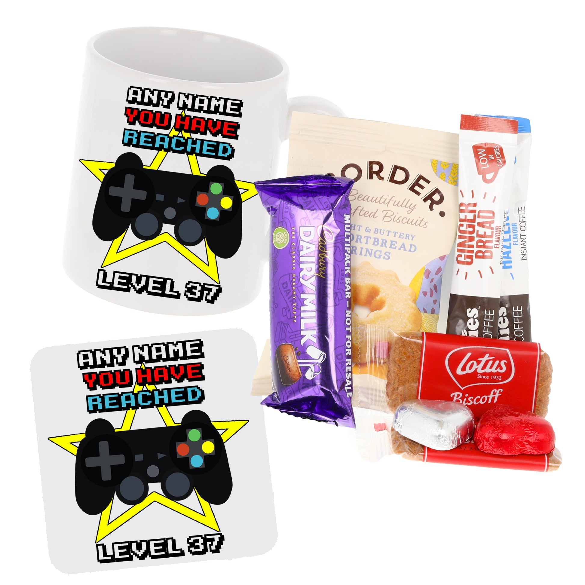 Personalised Gamer Birthday Mug Gift Set  - Always Looking Good -   