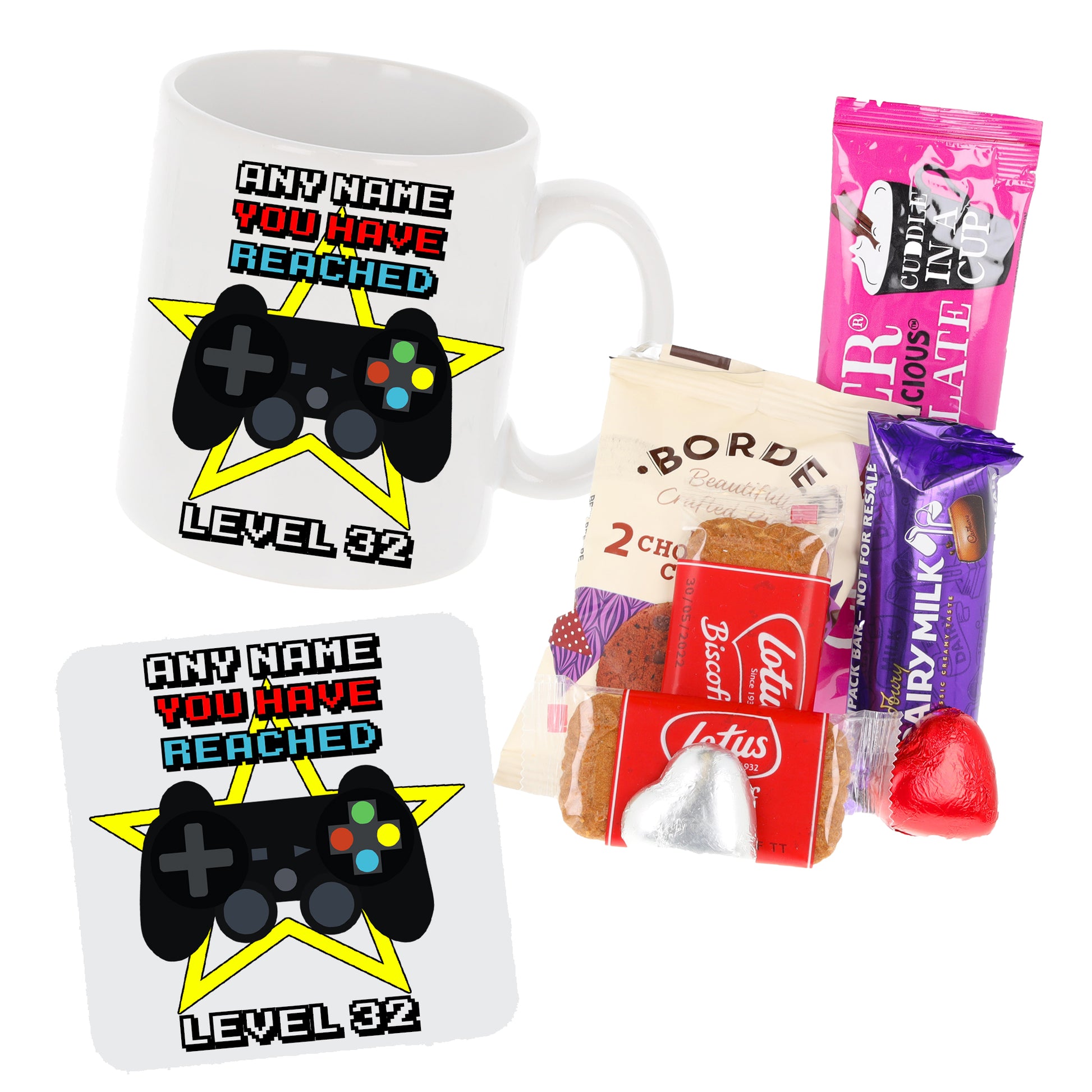 Personalised Gamer Birthday Mug Gift Set  - Always Looking Good -   