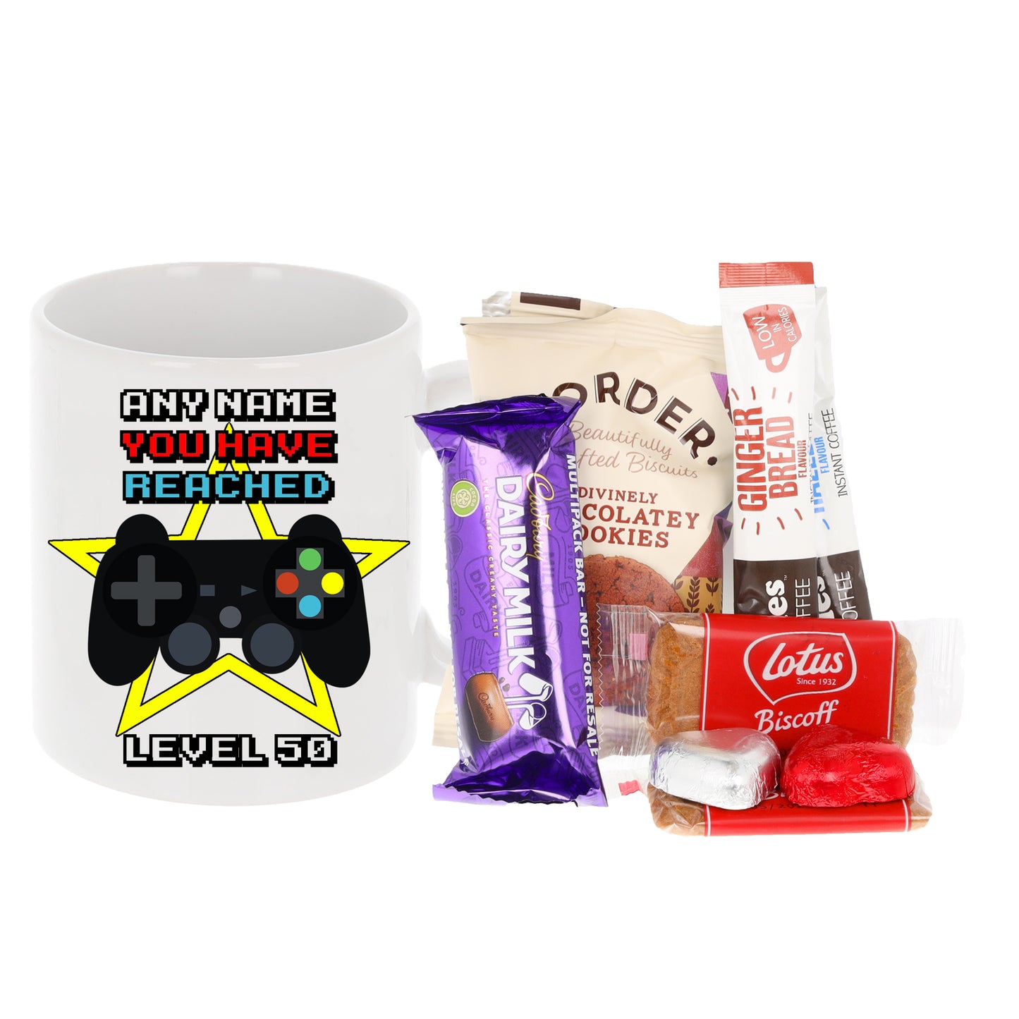 Personalised Gamer Birthday Mug Gift Set  - Always Looking Good -   