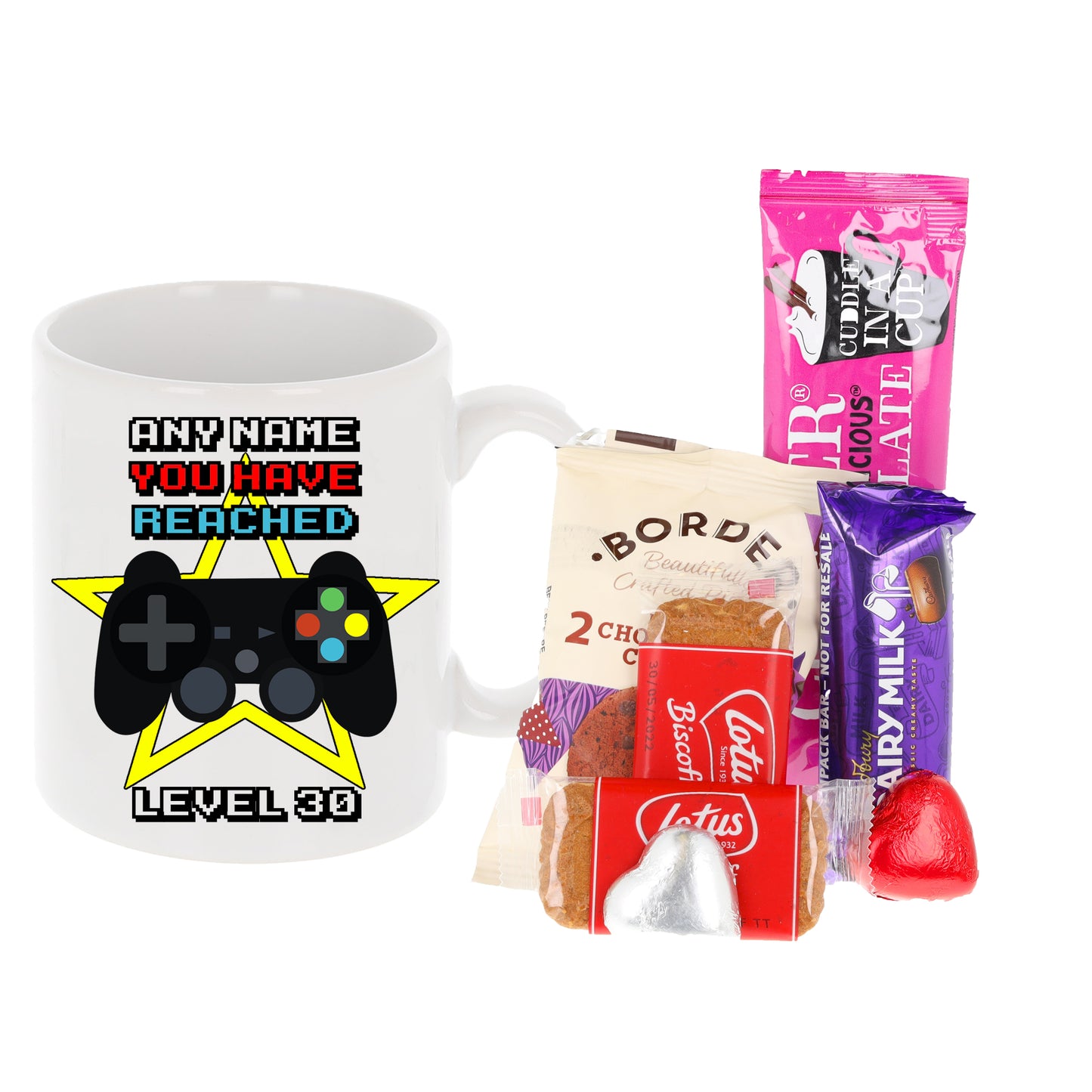 Personalised Gamer Birthday Mug Gift Set  - Always Looking Good -   