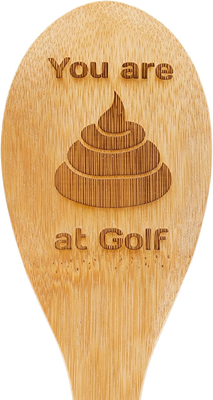 Engraved Funny Golf Wooden Spoon Gift – Perfect Present for Golfers
 - Always Looking Good -   