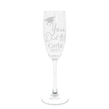 Gift For Graduates - Personalised Graduation Champagne Flute Glass
- Always Looking Good -   