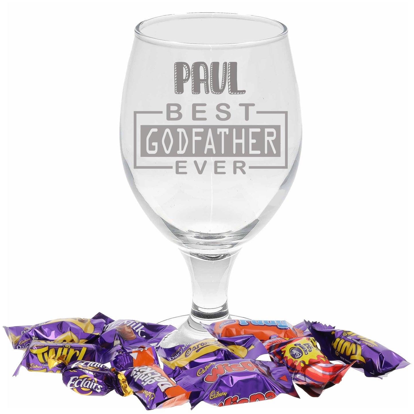 Personalised Godfather Filled Craft Beer Glass Gift  - Always Looking Good -   