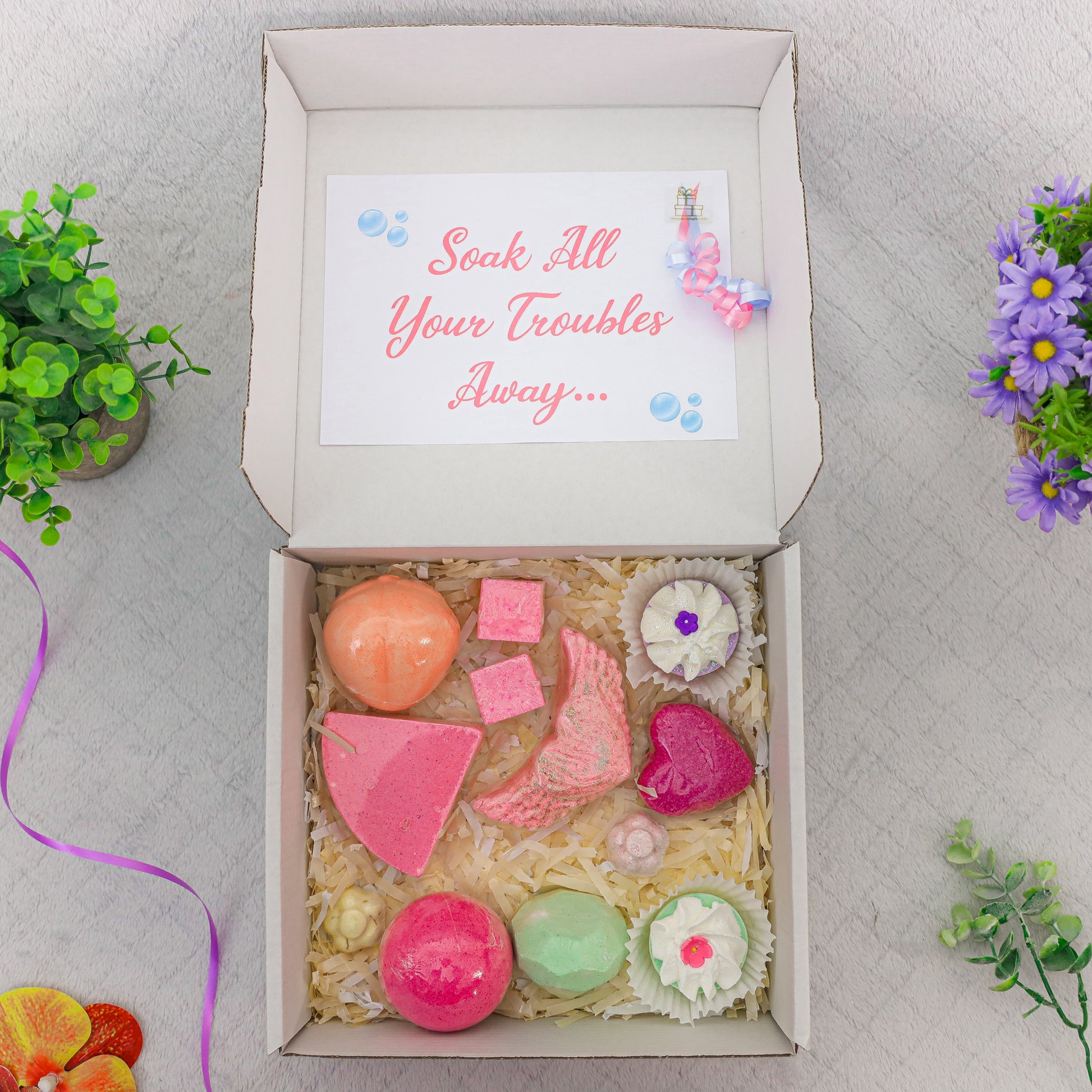 Large Bath Bomb Pamper Relax Gift Box  - Always Looking Good -   