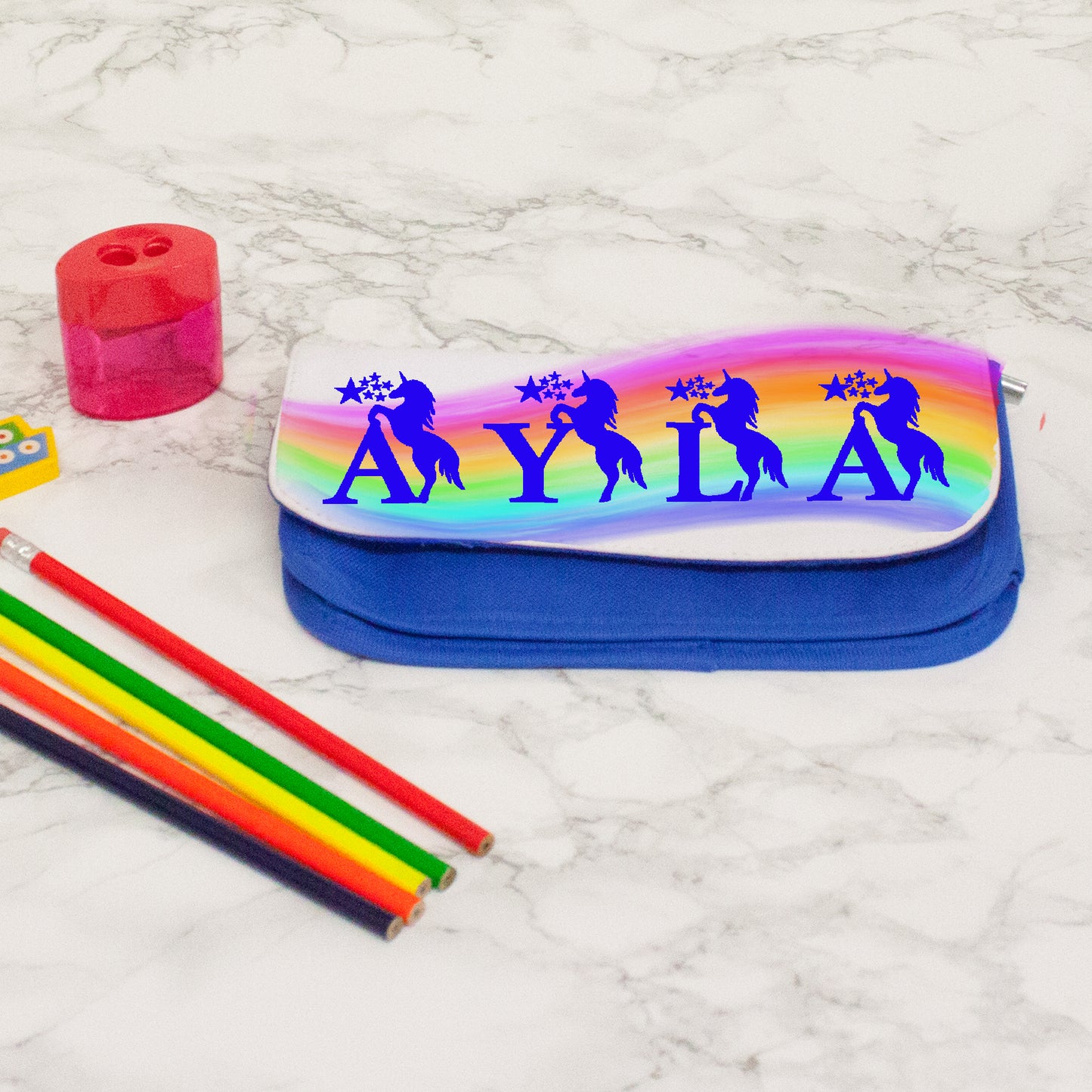 Personalised Kids Unicorn Pencil Case Gift  - Always Looking Good -   