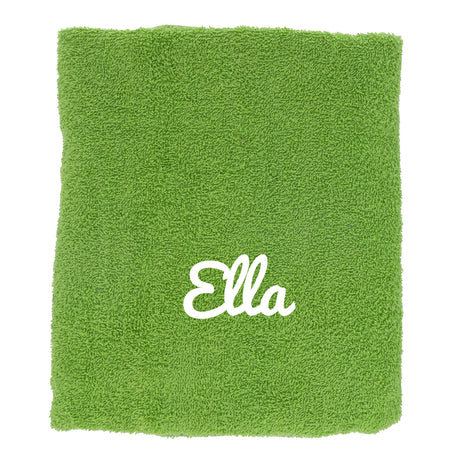 Personalised Embroidered Name Towel Bath or Hand Size  - Always Looking Good -   