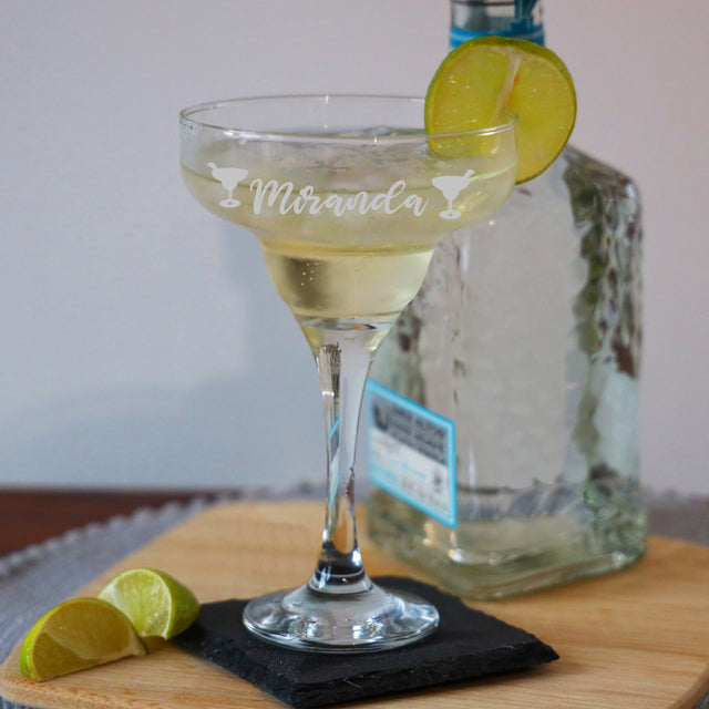 Personalised Cocktail Occasion Filled Engraved Margarita Glass  - Always Looking Good -   