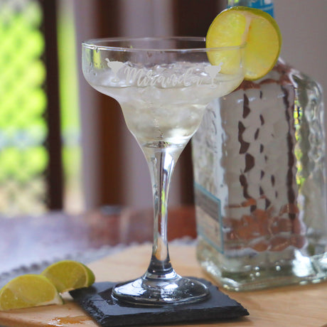 Personalised Cocktail Occasion Filled Engraved Margarita Glass  - Always Looking Good -   