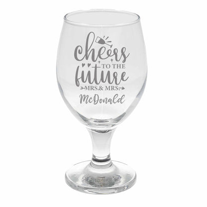 Personalised Engraved Engagement Wine and/or Beer Glass Set  - Always Looking Good -   