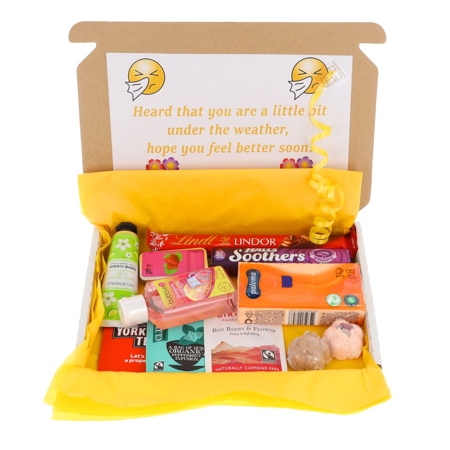 Get Well Soon Care Package Hug in a Box Letterbox Gift Set  - Always Looking Good - Tea  