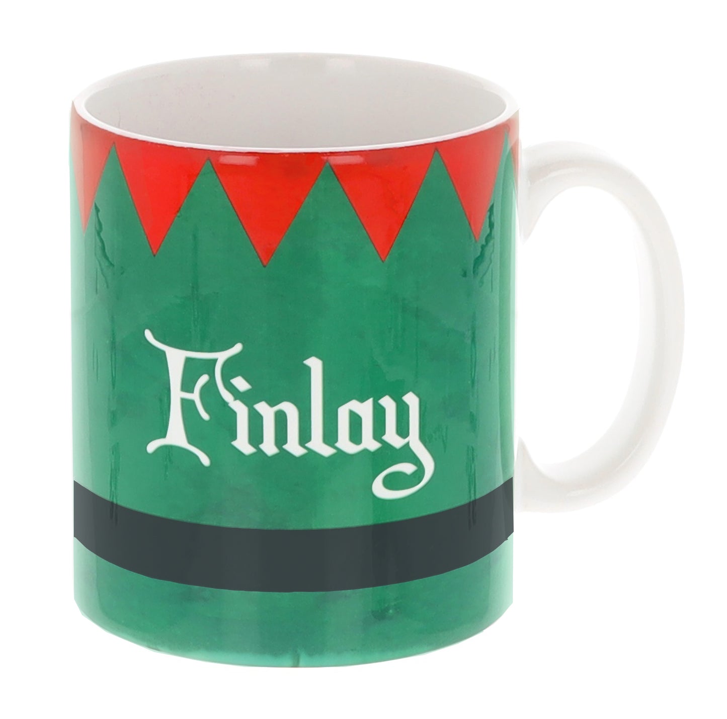 Personalised with Name Christmas Design Mug  - Always Looking Good -   