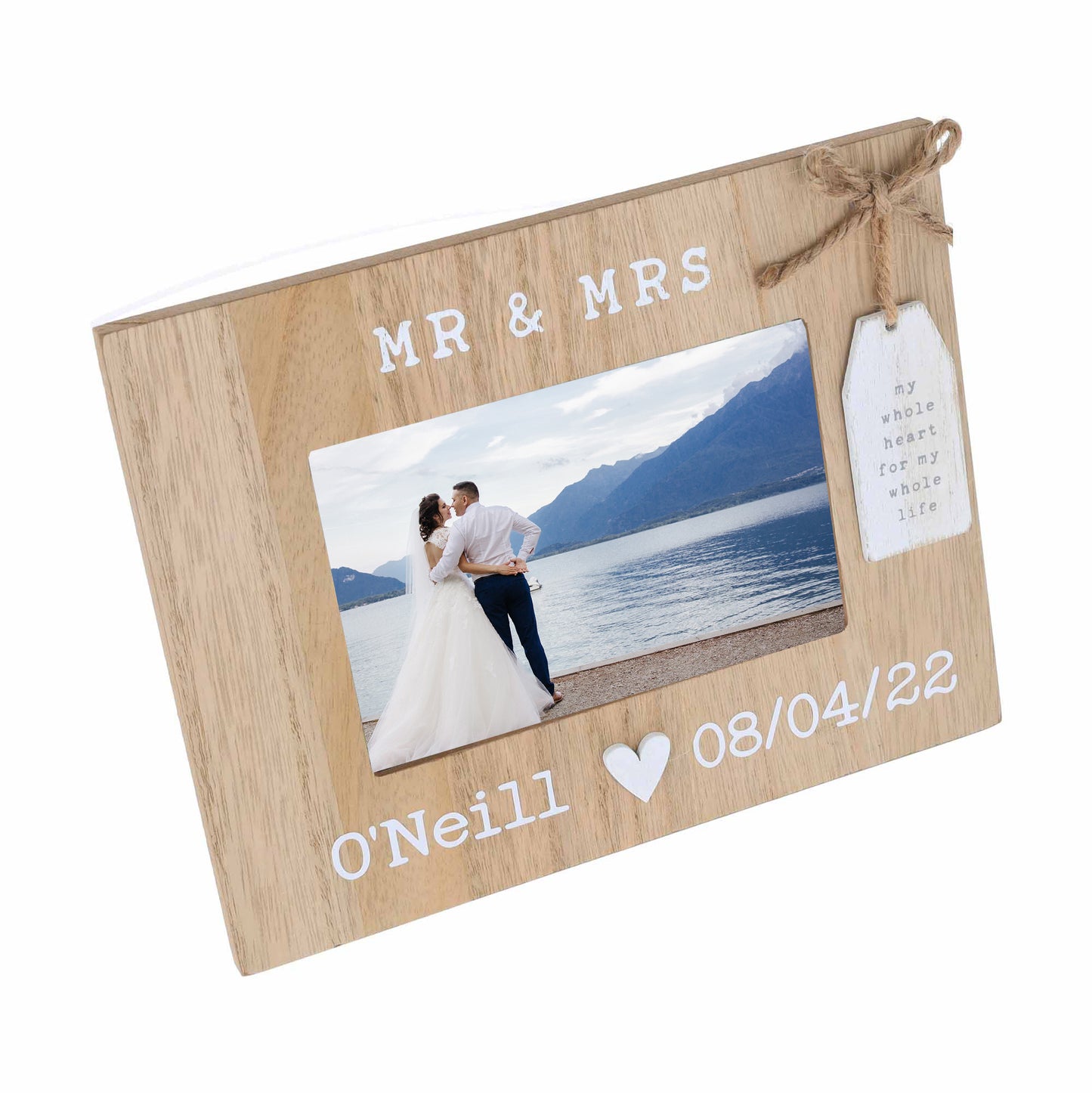 Personalised Mr & Mrs Wedding Photo Frame  - Always Looking Good -   