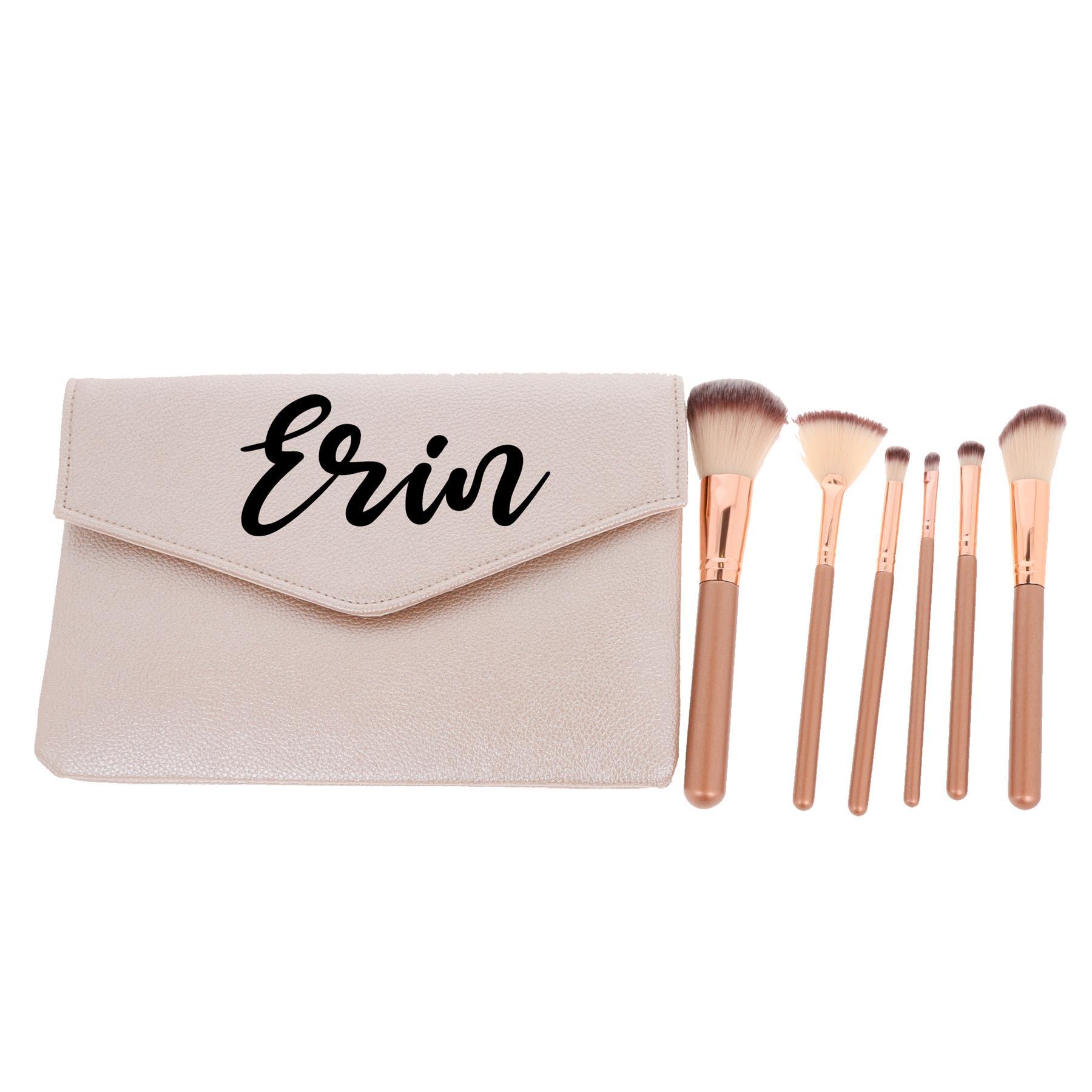Personalised Case Filled Make Up Brushes  - Always Looking Good  